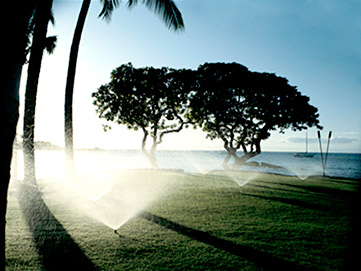 Sistema de riego por aspersión