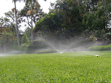 Sistema de riego por aspersión