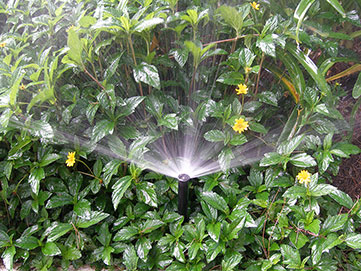 Sistema de riego por aspersión